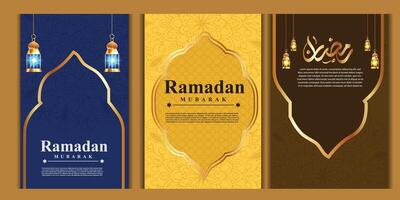 ramadan kareem bakgrund, hälsning baner ramadan islamic prydnad bakgrund design mall vektor