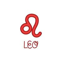 leo symbol illustration vektor