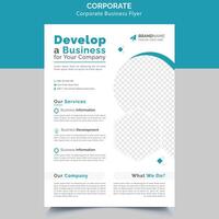 kreativer Corporate-Business-Flyer vektor