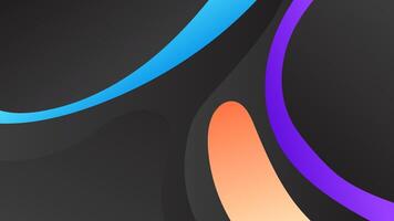 abstrakt dunkel Hintergrund mit Formen Gradient Blau lila Flüssigkeit Farbe Design Vektor Vorlage gut zum modern Webseite, Hintergrund, Startseite Design