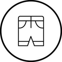 Shorts Vektor-Symbol vektor