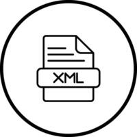 xml vektor ikon