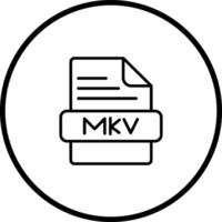 mkv vektor ikon