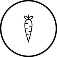 Karotten-Vektor-Symbol vektor