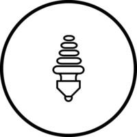 Energiesparlampen-Vektorsymbol vektor