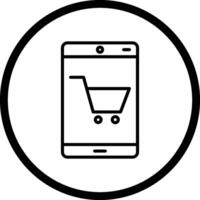 Online-Shop-Vektorsymbol vektor