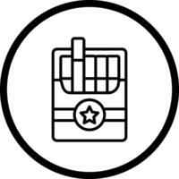 Tabak-Vektor-Symbol vektor