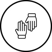 handske vektor ikon