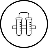 Vektorsymbol für kommunizierende Schiffe vektor