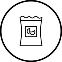 Snack-Vektor-Symbol vektor