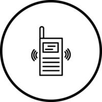 Walkie-Talkie-Vektorsymbol vektor