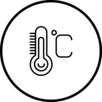 Symbol für Temperaturvektor vektor