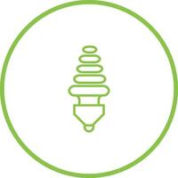 Energiesparlampen-Vektorsymbol vektor