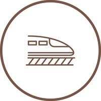 tåg vektor ikon