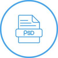 PSD-Vektorsymbol vektor