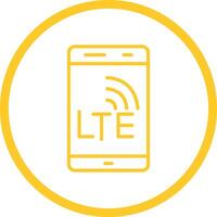 lte vektor ikon