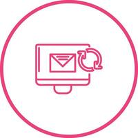 Aktualisierung Mail Vektor Symbol