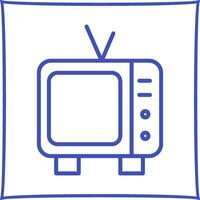 TV-Vektor-Symbol vektor