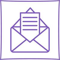 Vektorsymbol für E-Mail-Dokumente vektor