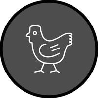 fjäderfän vektor ikon
