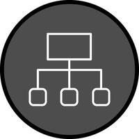 Flussdiagramm-Vektorsymbol vektor