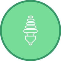 Energiesparlampen-Vektorsymbol vektor