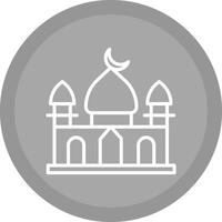 Moschee-Vektor-Symbol vektor