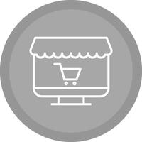 Online-Shop-Vektorsymbol vektor