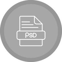 PSD-Vektorsymbol vektor