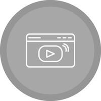 Video-Streaming-Vektorsymbol vektor