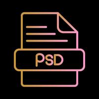 PSD-Vektorsymbol vektor