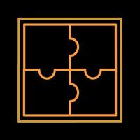 Puzzle-Vektor-Symbol vektor