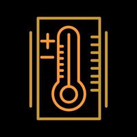 Thermometer-Vektor-Symbol vektor