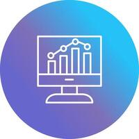 Finanzen Graph Vektor Symbol