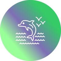 delfin vektor ikon