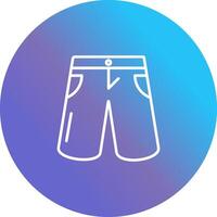 Shorts Vektor-Symbol vektor