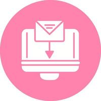 Mail hochladen Vektor Symbol