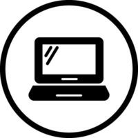 Laptop-Vektor-Symbol vektor