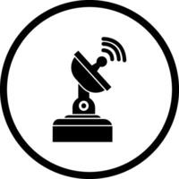 Kommunikation Satellit Vektor Symbol