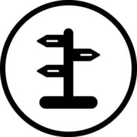 Wegweiser-Vektor-Symbol vektor