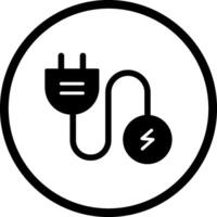 elektrisk nuvarande vektor ikon