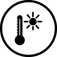 Symbol für Temperaturvektor vektor