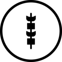 Kebab-Vektor-Symbol vektor