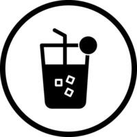 Vektorsymbol für kalte Getränke vektor