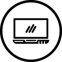 Laptop-Vektor-Symbol vektor