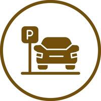 Parkplatz-Vektor-Symbol vektor