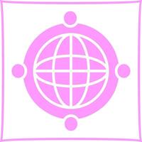 weltweit Netz Vektor Symbol