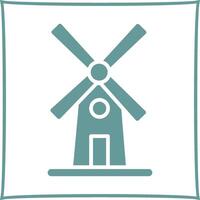 Symbol für Windmühlenvektor vektor