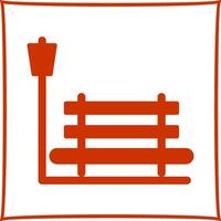 Entspannung Bank Vektor Symbol