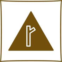 Straßenschild-Vektor-Symbol vektor